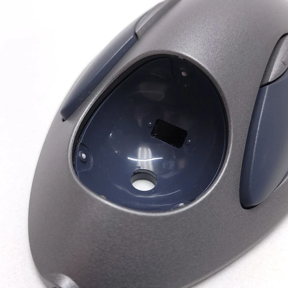 Logitech Marble Mouse USB Trackball Silver Red T-BC21 804377-0000 Ambidextrous